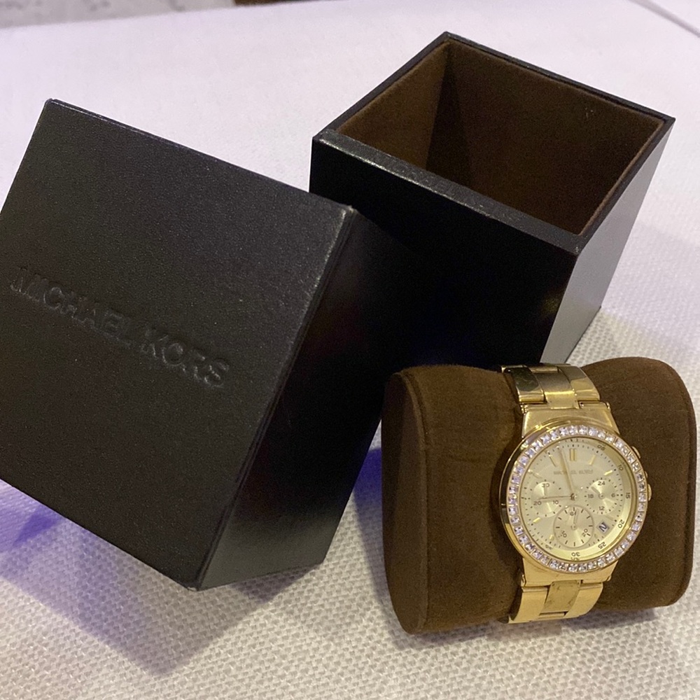 Michael Kors Women’s Gold-Tone Stainless Steel Watch